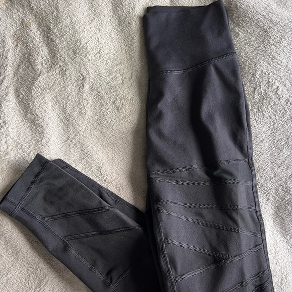 Lululemon Athletica Black HR Full Length leggings Mesh Tech size 4 - Picture 4 of 6
